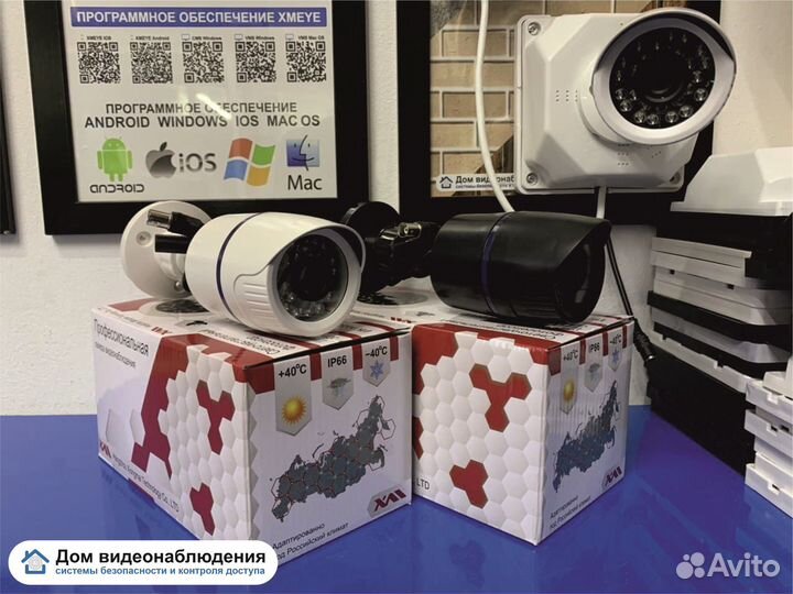 Готовый комплект видеонаблюдения