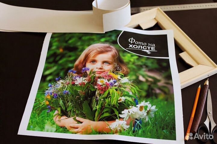 Печать фото на холсте. Стилизованные портреты