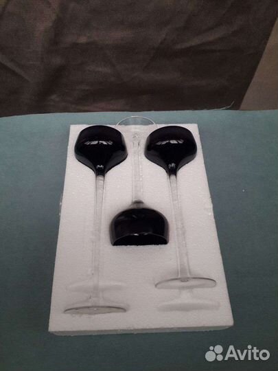 Подсвечник стекло набор 3 шт 