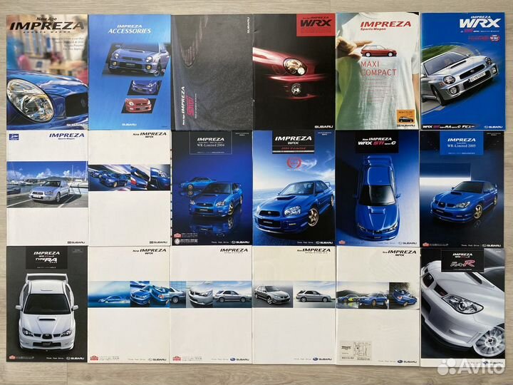 Дилерские каталоги Subaru Impreza GD/GG 2000-2006
