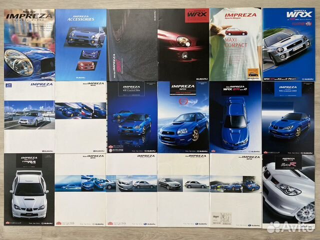Дилерские каталоги Subaru Impreza GD/GG 2000-2006
