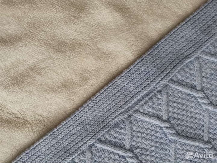 Плед детский вязаный