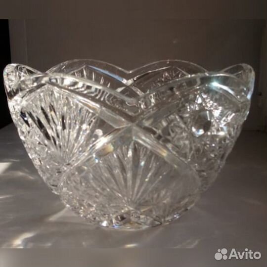 Салатник хрустальный СССР