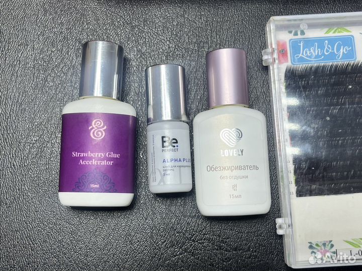 Материалы для наращивания ресниц, бровиста