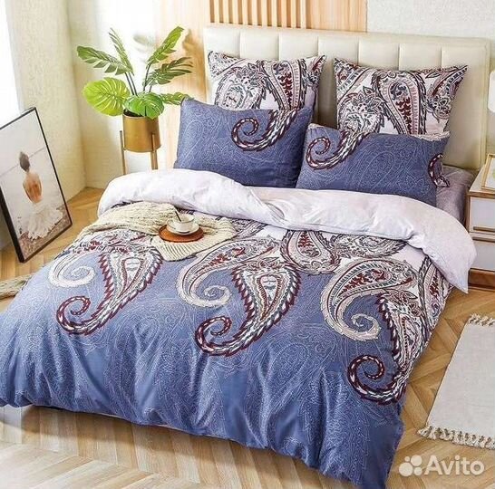 Постельное белье поплин 1,5, 2, евро,дуэт Турция