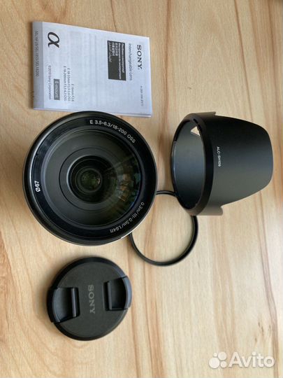 Объектив Sony sel 18-200mm f/3,5-6,3 E OSS e-mount