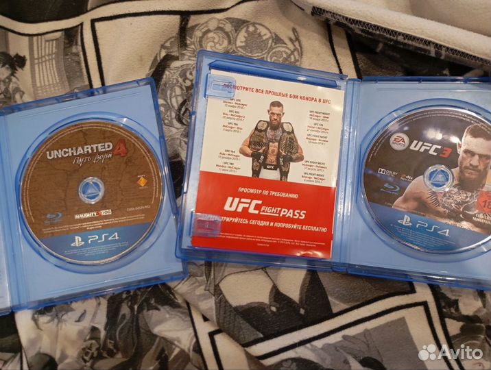 Игры на ps4 ufc 3 и uncharted 4