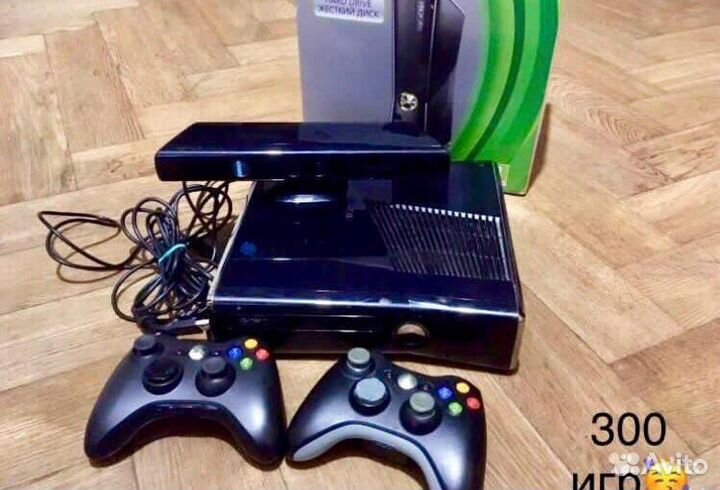 Xbox360 + 300 игр Суперкомплект