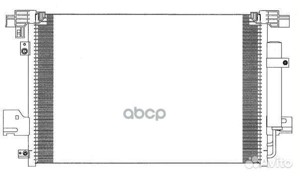 Радиатор кондиционера 53219801 Sakura