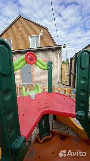 Детская горка пластиковая уличная бу