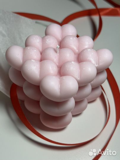 Свечи ручной работы к 14 февраля, 8 марта