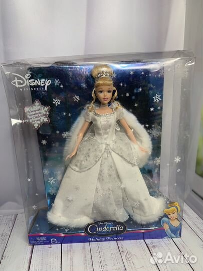 Holiday princess Cinderella Disney mattel 2004