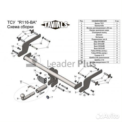 Тсу для renault kaptur (2016.)