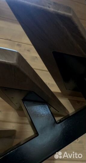 Перила деревянные с монтажем