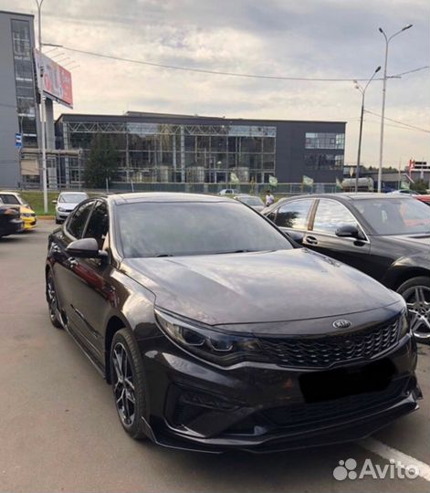 Сплиттер губа на бампер Kia