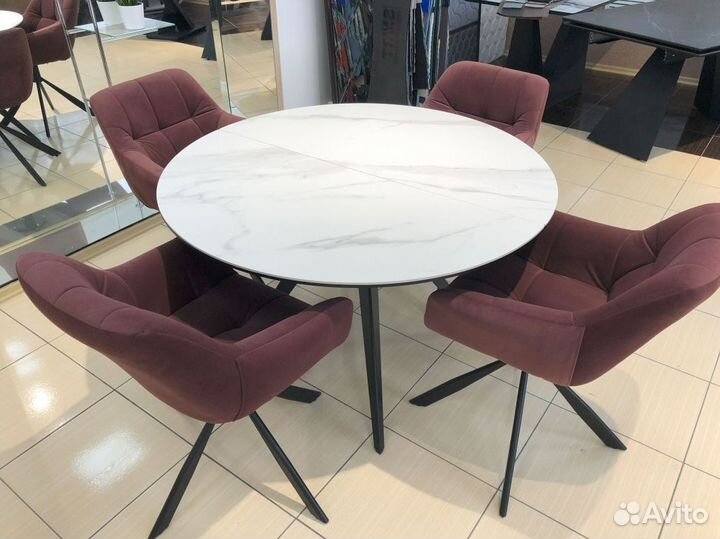 Стол из керамогранита раздвижной SKR-10098