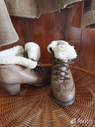 Дубленка зимняя размер 44-46