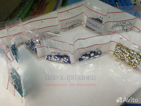 Алмазная мозаика 30x30 Лотос в изображении мандалы