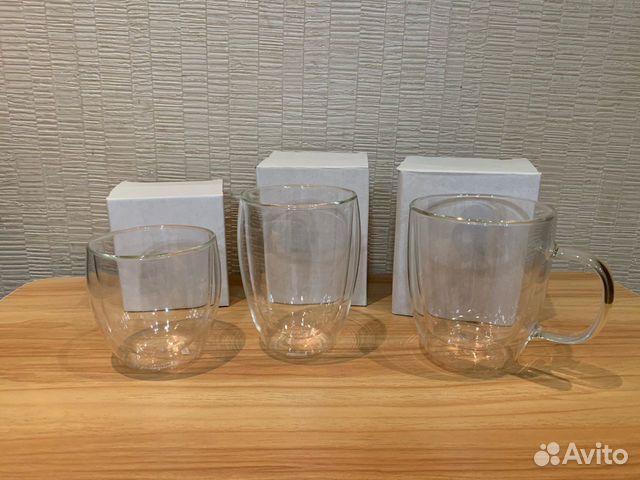 Стаканы с двойными стенками