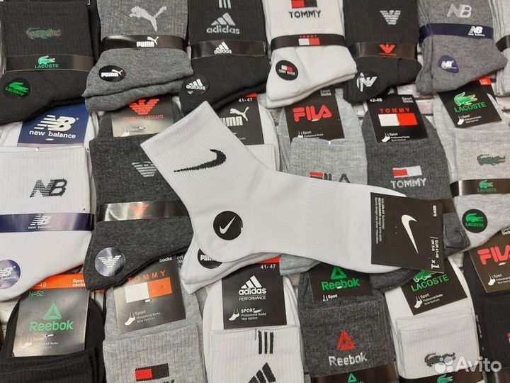 Носки Nike Adidas Puma Reebok