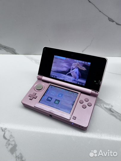 Nintendo 3DS прошитая 64Gb Pink