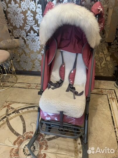Детские санки коляска