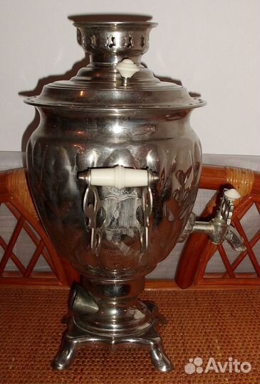 Самовар электрический 3 л 37 см зшв Тула 1980 СССР