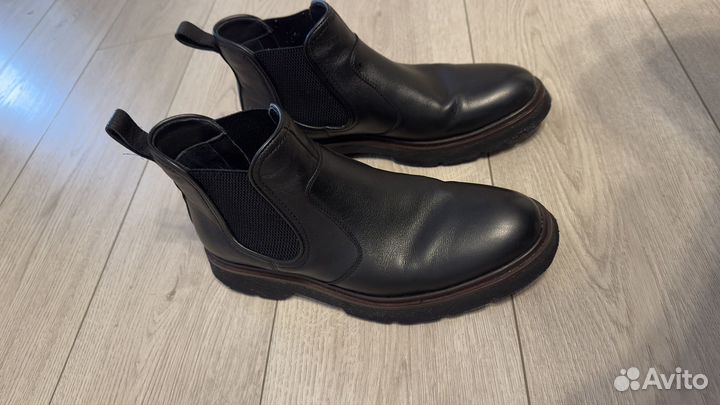 Ботинки челси мужские кожаные