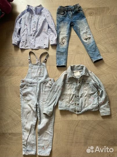 Вещи пакетом на девочку 5 лет