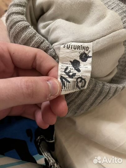 Шапка зимняя для девочки 52 54