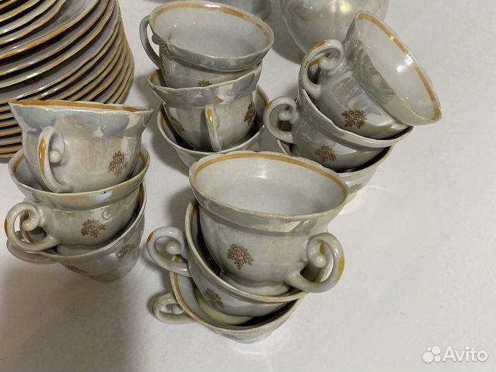 Сервиз чайный фарфоровой фабрики Дружковской