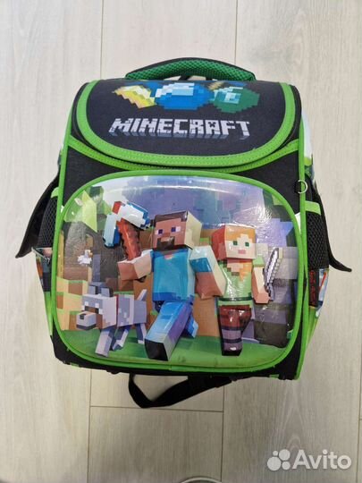 Рюкзак школьный для мальчика Minecraft 3D, бу