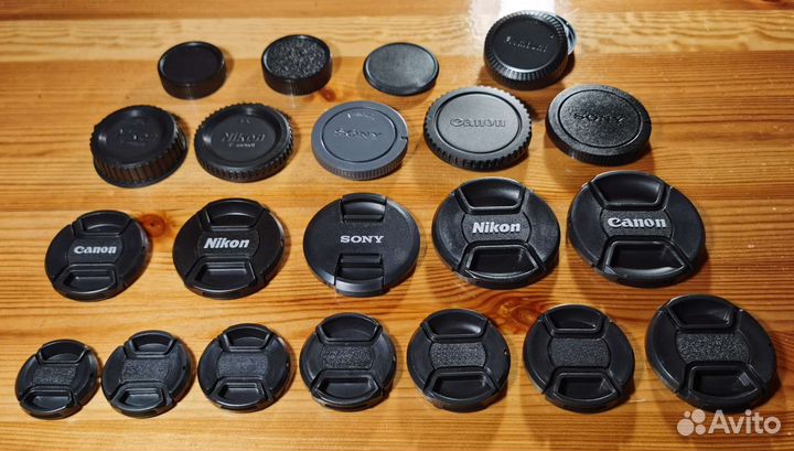 Крышки для объектива и камеры, бленды