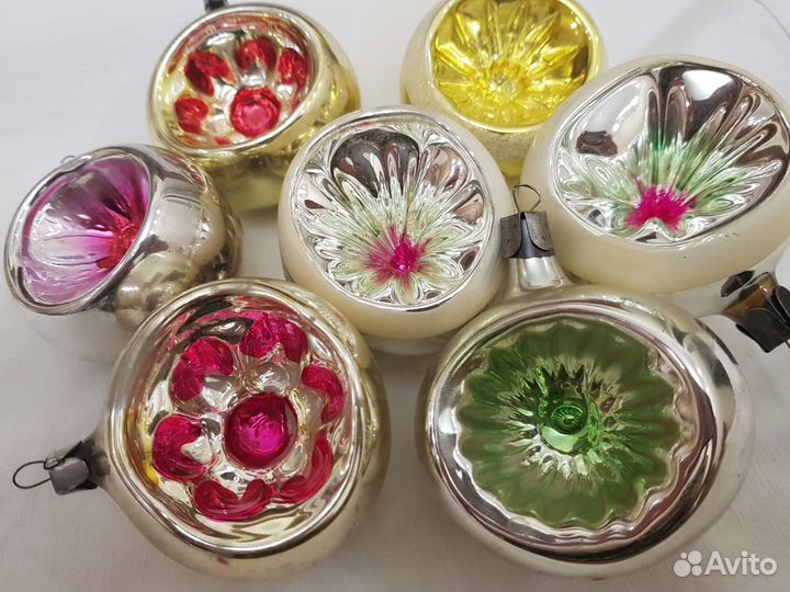 Елочные игрушки СССР одним лотом.Прожекторы