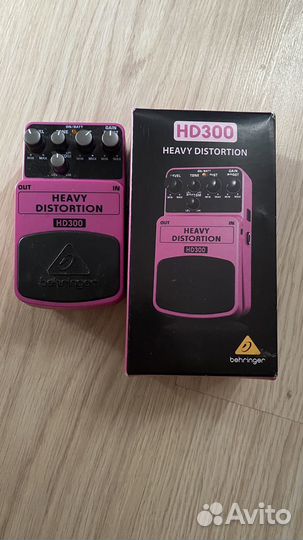 Гитарная педаль Behringer Heavy Distortion HD300