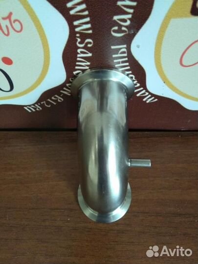 Отвод 90 с ниппелем - кламп DN 1.5