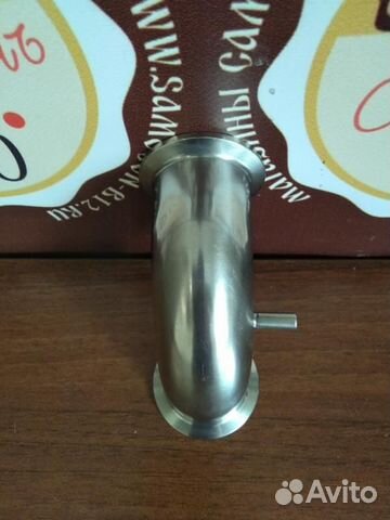 Отвод 90 с ниппелем - кламп DN 1.5