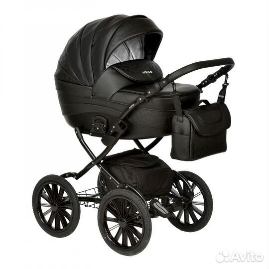 Детская коляска 2в1 indigo Special Plus 14 черная