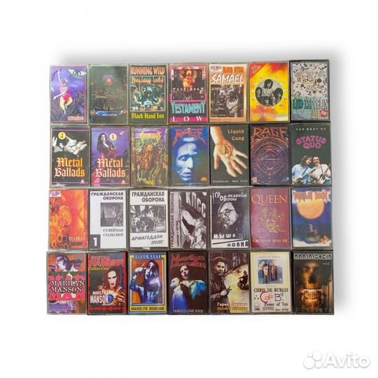 Аудиокассеты Метал Рок Панк Индастриал