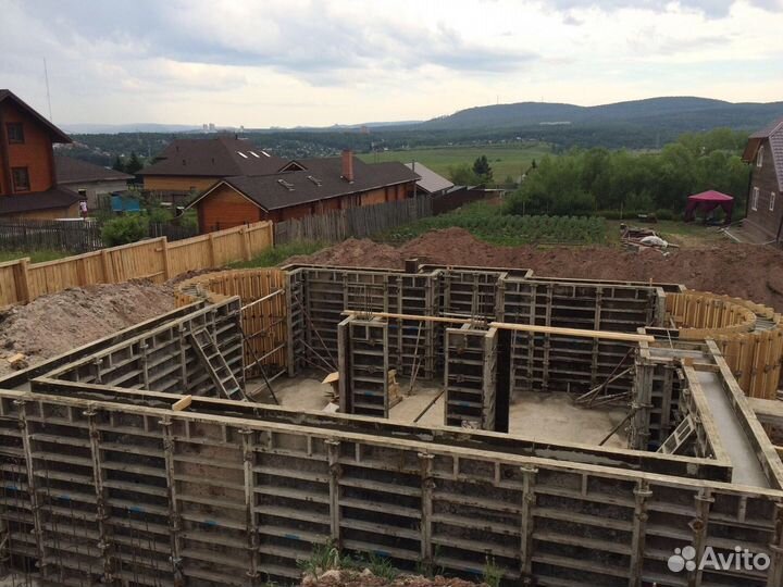 Опалубка в аренду. Монолитные работы