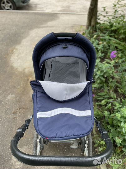 Коляска 2 в 1 с большими колесами