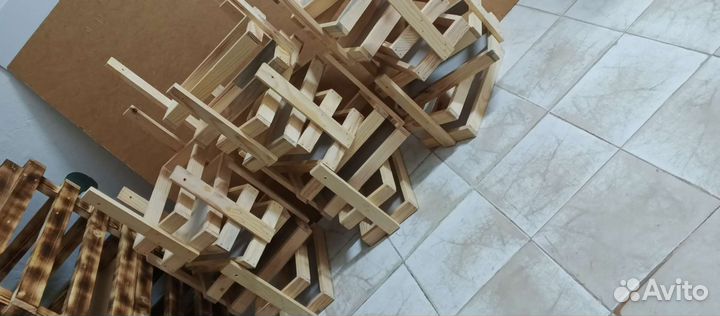 Деревянные ящики для цветов, фруктов, композиций