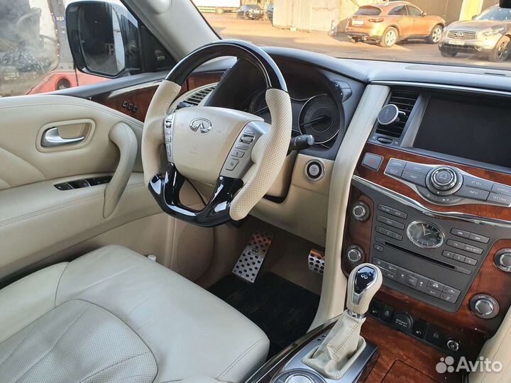 Руль Infiniti QX56 QX80 Nissan Patrol бежевый