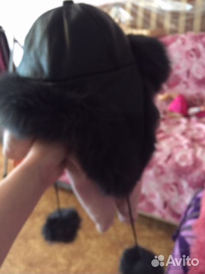 Шапка ушанка женская