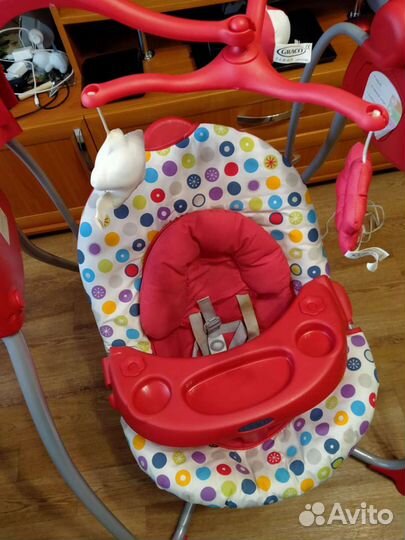 Детские электронные качели для новорожденных