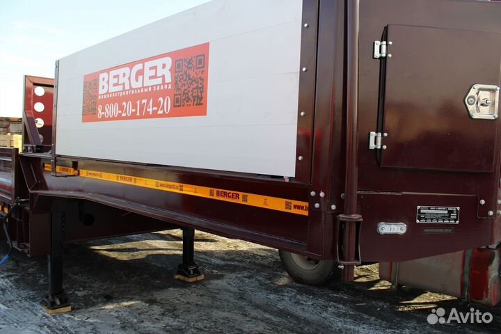 Полуприцеп трал (тяжеловоз) Berger 9853-0000050-05, 2024