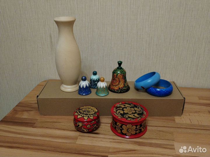 Ваза деревянная Набор для творчества