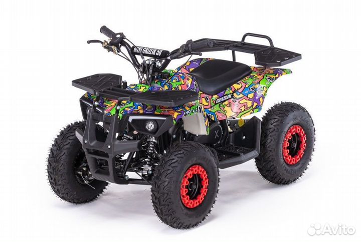 Детский квадроцикл motax grizlik Х16 (PS) желтый