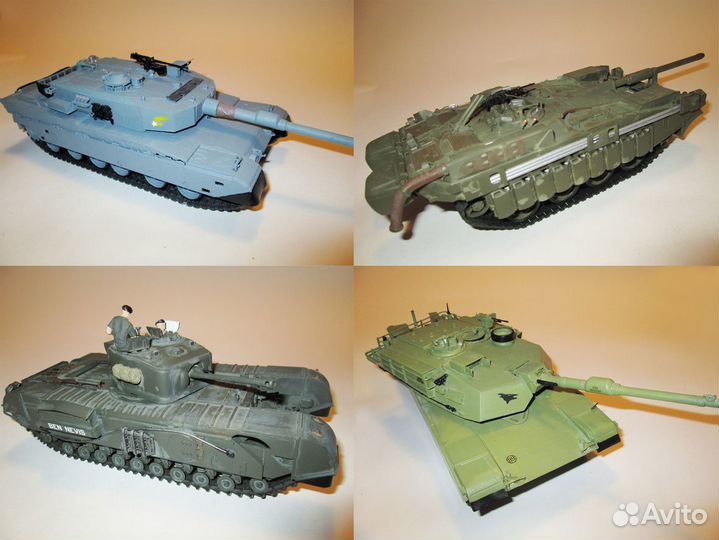 1-35 Модель Танка, Боевые машины (более 100 штук)
