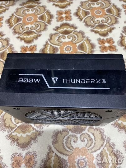 Блок питания Thunder X3 plexus 800w RGB